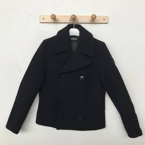 ZUCCa ZU53FA500 ズッカ レディース メルトンウールピーコート 美品 size M