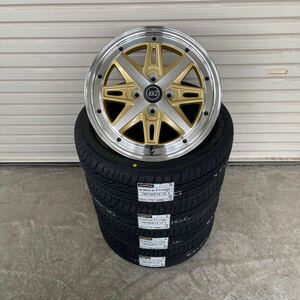 【RX2】 グッドイヤーLS2000◆165/55R15 NBOXワゴンRタントムーヴスペーシアギアミライースデリカミニウェイク　4本セット　ゴールド