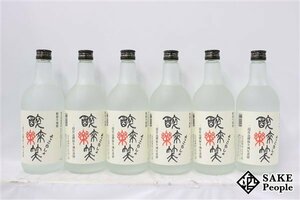 ★1円～ 焼酎6本セット 粕取り焼酎 よっこらしょ 二段仕込醪取り減圧蒸留 720ml 25度 岩手銘醸株式会社玉の春工場 岩手県 粕取り焼酎