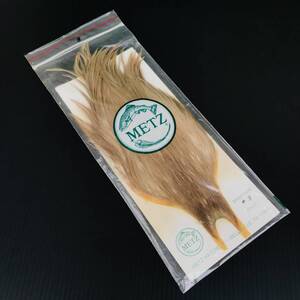 METZ/メッツ コックネックハックル サンディーダン Cock Neck Hackle Sandy Dun 新品 サーモンフライ ドライ ウェット 毛鉤 テンカラ 渓流