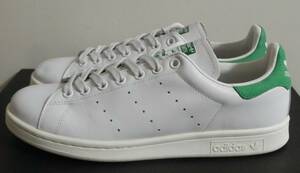 スタンスミス 2014年製 JP27.0cm 白×緑 D67361 生産終了 天然皮革 アディダス adidas stansmith ホワイト×グリーン 本革 D品番 人気定番