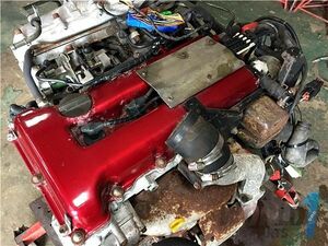 【希少】RNN14 パルサー GTI-R SR20DET エンジン本体 横置き 4連スロットル サージタンク タービン 4スロ 訳アリ 部品取り OHベース Pulsar