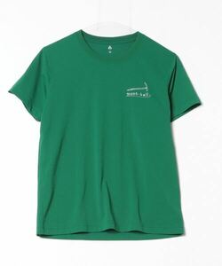 「mont-bell」 ワンポイント半袖Tシャツ X-SMALL グリーン メンズ