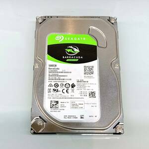 「正常」判定 3.5インチ HDD 500GB seagate ST500DM009 38360時間 ジャンク扱い B2065