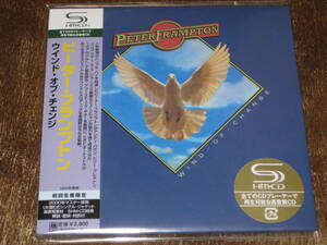 PETER FRAMPTON ピーター・フランプトン / ウインド・オブ・チェンジ 2008年発売 紙ジャケ リマスターSHM-CD 初回生産限定盤 国内帯有