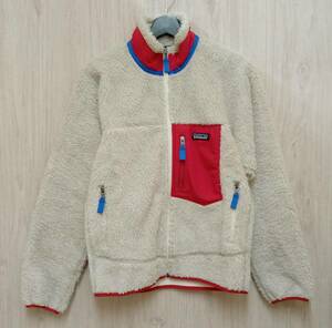 Patagonia/パタゴニア/フリース/CLASSIC RETRO-X JKT/ジャケット/23056/23年製/ナチュラル×レッド/XSサイズ