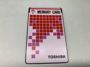 東芝　メモリーカード　MEMORY　CARD　RAMカード電池交換タイプ　　６４KB SRAMカード