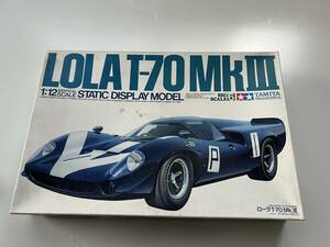 袋未開封　1/12 LOLA　T-70 MKIII　タミヤ 1/12 プラモデル 未組立 2パターン説明書有り　BIGスケール No.6