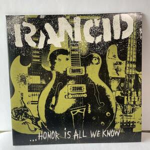 Rancid ランシド / Honor is all we know LP レコード　中古　超美品 Helcat Records 87271-1