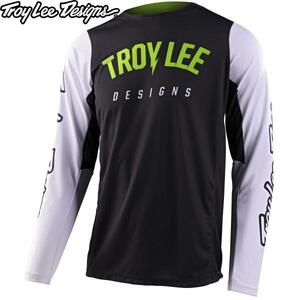 Troy Lee Designs トロイリーデザインズ TDU229 GP PRO ジャージ カラー:BOLTZ BLACK / WHITE サイズ:XL