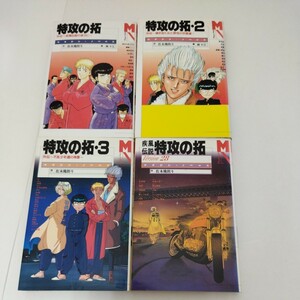 4冊セット 小説 特攻の拓 外伝3巻 + Version28 佐木飛朗斗 