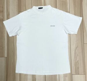 ［極美品］バレンシアガ　ロゴTシャツ　ホワイト　M
