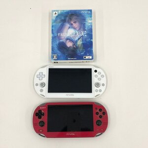 SONY PS VITA 本体/ファイナルファンタジーX/X-2 ソフト おまとめ 未開封品あり【CKAR8013】