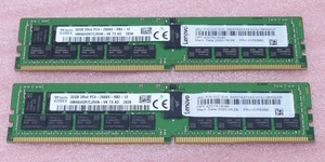 ∠SK hynix HMA84GR7CJR4N-VK 2枚セット *PC4-21300/DDR4-2666/PC4-2666V ECC REG/Registered 288Pin DDR4 RDIMM 64GB(32GB x2) 動作品