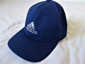 adidas GOLF アディダス ゴルフ 保温 裏フリース メタルロゴ キャップ 　フリー　紺　57-60cm　①