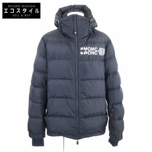 MONCLER モンクレール GRENOBLE グルノーブル 22年製 ISORNO フーデッド ダウンジャケット 5 ブラック メンズ