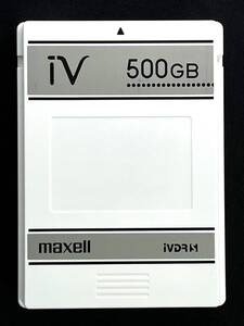 ★ 動作品 ★ 500GB ★　iVDR-S カセットハードディスク　500GB　ホワイト　マクセル/maxell　アイヴィ　M-VDRS　Wooo対応　⑤