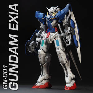 HG　1/144　ガンダムエクシア　ガンダムOO　ソレスタルビーイング　ガンプラ　全塗装　改修塗装済完成品