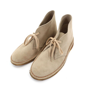 クラークス オリジナルス スエードレザー デザート チャッカブーツ GB 4 1/2 グレージュ Clarks ORIGINALS クレープソール レディース