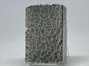 送料無料 ZIPPO[ジッポー]フルメタルジャケット ハンマートーン 銀メッキ 2FMJ-SI