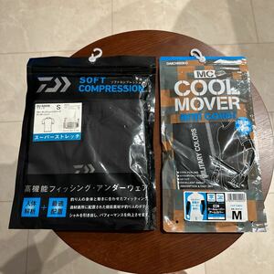 即決 送料無料 新品 ダイワ DU-6203S 半袖 アンダーシャツ Sサイズ ブラック 第一精工 クールムーバーアームカバー セット