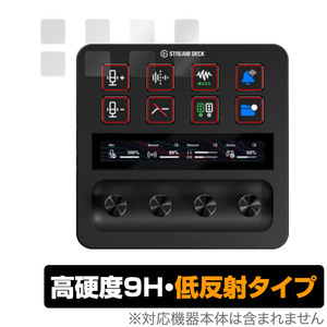 Elgato STREAM DECK + LCDキートップ部 保護 フィルム OverLay 9H Plus エルガト ストリームデック + 9H 高硬度 アンチグレア 反射防止