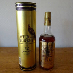 希少　ワイルドターキー 12年 リミテッドエディション ゴールドラベル WILD TURKEY LIMITED EDITION バーボンウイスキー 未開栓 古酒 箱付