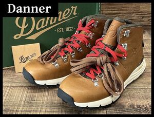 送無 新品 Danner ダナー 62246 Mountain マウンテン 600 ウォータープルーフ ビブラムソール トレッキング レザー ブーツ タン 26.0 ①