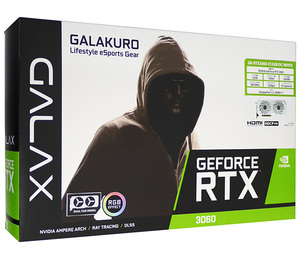 【中古】玄人志向グラボ GALAKURO GK-RTX3060-E12GB/OC/WHITE PCIExp 12GB 元箱あり [管理:1050019023]