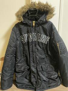 Supreme Arc Logo N-3B 16AW アーチロゴ　サイズL ブラック　シュプリームアーチロゴ