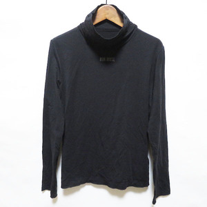 #apc SALE ピンクハウス PINKHOUSE カットソー L 黒 タートルネック レディース [784736]