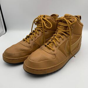 L252 NIKE ナイキ コート バーロウ MID ウィンター AQ8754-700 メンズ スニーカー US9.5 27.5cm キャメル