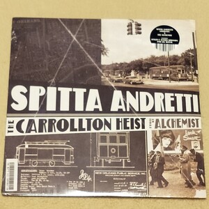 新品　超貴重　SPITTA ANDRETTI (CURREN$Y) & ALCHEMIST　/ THE CARROLLTON HEIST LP　1000枚限定プレス　Action Bronson　dj koco　kiyo