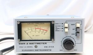 クラニシ　RW-215A　1.8～500MHz　SWR＆パワー計　HF/50M/144M/430MHz