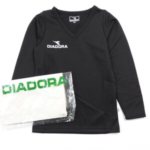 未使用 DIADORA ディアドラ 長袖Tシャツ Size 120 #23914 送料360円 子供服 サッカー スポーツウエア