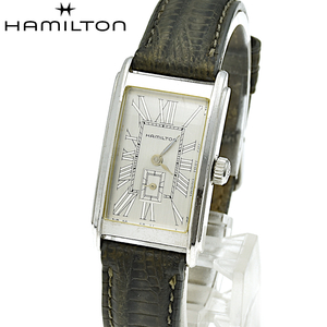 HAMILTON ハミルトン アードモア シルバー文字盤 QZ クォーツ レディース腕時計