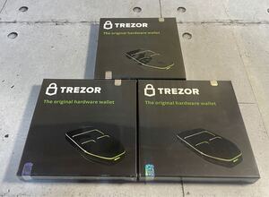 20241109-53 未開封　TREZOR ハードウェアウォレット　3個セット　Made in EU 白色　White トレザー