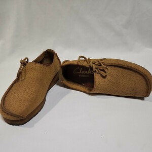 Clarks　クラークス　ベージュ　ワラビー　サイズUS6.5　UK4.5