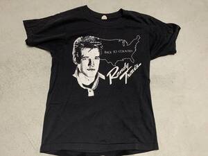 US古着　ビンテージ　バンド　ロック　Tシャツ　フォトt　USA 　ランディ・トラヴィス Randy Travis　80s　カントリー