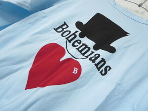 デッドストック Bohemiansボヘミアンズ7分袖TシャツXS　水色