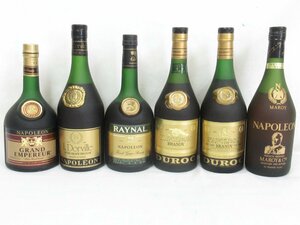 ○○ 未開栓 古酒 ブランデー6本セット 合計容量 4200ml 特級 ナポレオン / DUROC RAYNAL L.Dorville MAROY GRAND EMPEREUR