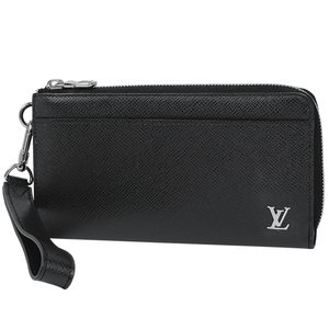 ルイ・ヴィトン Louis Vuitton ジッピー ドラゴンヌ L字ファスナー 長財布 タイガ ノワール(ブラック) M69409 メンズ 【中古】