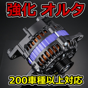 【200車種以上対応】 強化オルタネーター いすゞ ピアッツァ JR120 ビークロス UGS25DW ビッグホーン UBS25GW 用 大容量 低抵抗 95A BP