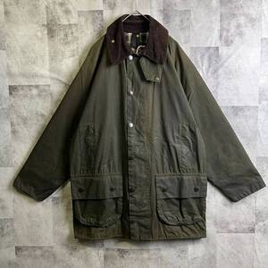 英国製 Barbour バブアー オイルドジャケット BEAUFORT セージ 36