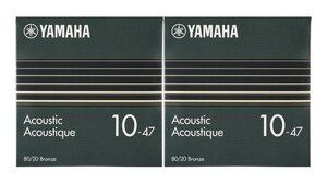 即決◆新品◆送料無料YAMAHA GSA10 ×2 [10-47] 80/20ブロンズ アコースティックギター弦 エクストラライトゲージ/メール便