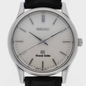 SEIKO セイコー SBGF029 8J55-0AA0 グランドセイコー ホワイトダイヤル SS/革 クオーツ メンズ 【122562】