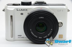 パナソニック Panasonic DMC-GF1 ホワイト G 20mm F1.7 ミラーレス一眼レフカメラ