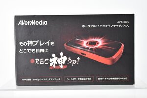 AVerMedia AVT-C875 ポータブルビデオキャプチャデバイス 付属品箱説付[HDMI搭載][1080pハードウェアエンコーダ][録画][PC周辺機器]H