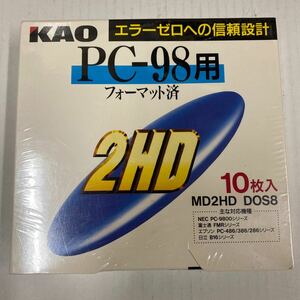 花王 KAO MD2HD DOS8 5インチ 10枚入 2HD 年代物