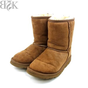 アグ ムートンブーツ クラシック ショート 5825 W/CHE 靴 チェスナット キャメル系 表記サイズ:US6(23.0cm) UGG 〓